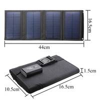 160W składany Panel słoneczny 5V przenośna ładowarka baterii Port USB zewnętrzny wodoodporny Power Bank na telefon PC Car RV Boat 4